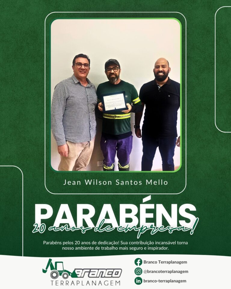 Duas décadas de dedicação e excelência!